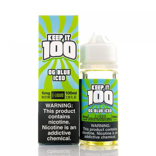 OG Blue Iced (Blue Slushie Iced) - Keep It 100 E-Juice