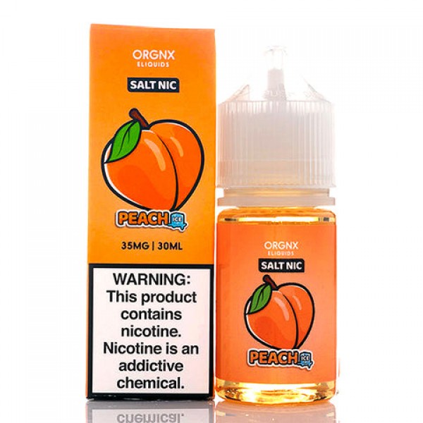 Peach Ice Salt - ORGNX E-Juice