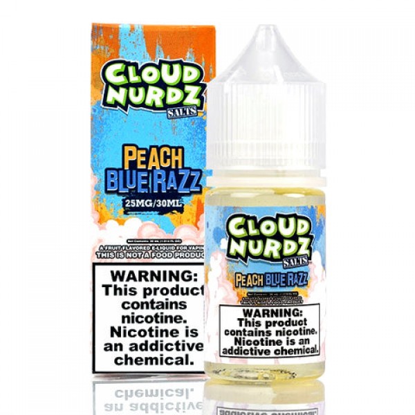 Peach Blue Razz - Cloud Nurdz Salts E-Juice [Nic Salt Version]