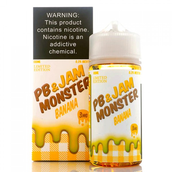 PB & Banana Jam - Jam Monster E-Juice (100 ml)