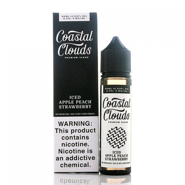 Iced Apple Peach Strawberry - Coastal Clouds E-Juice (60 ml)