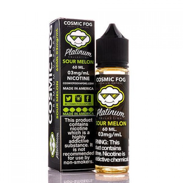 Sour Melon - Cosmic Fog Platinum Collection E-Liquid (60ml)