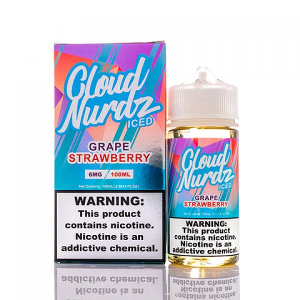 Grape Strawberry Iced - Cloud Nurdz E-Juice (100 ml)