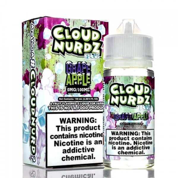 Grape Apple Iced - Cloud Nurdz E-Juice (100 ml)