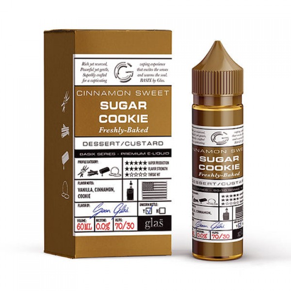 Sugar Cookie - Glas Basix E-Juice (60 ml)