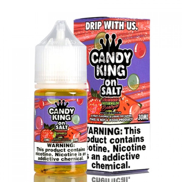 Strawberry Watermelon Bubblegum on Salt - Candy King E-Juice