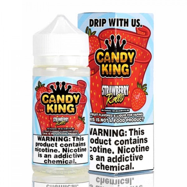 Strawberry Rolls - Candy King E-Juice (100 ml)