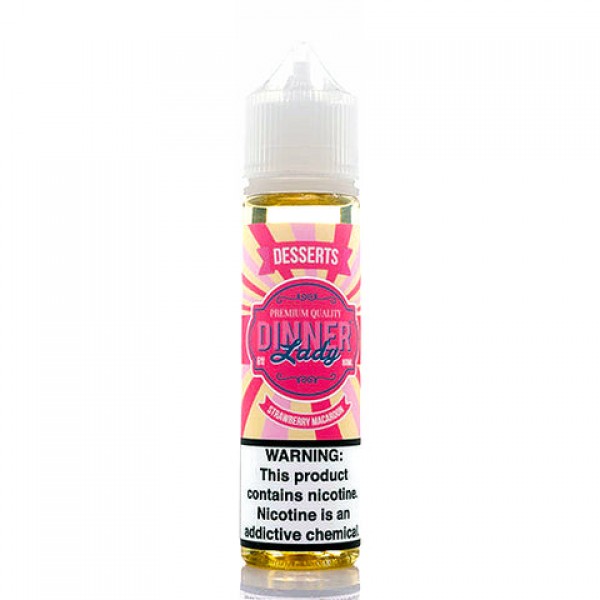 Strawberry Macaroon - Dinner Lady E-Juice (60 ml)