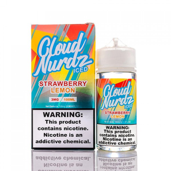 Strawberry Lemon Iced - Cloud Nurdz E-Juice (100 ml)