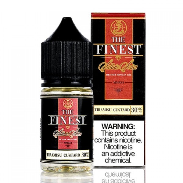 Tiramisu Custard Salt- The Finest E-Juice [Nic Salt Version]