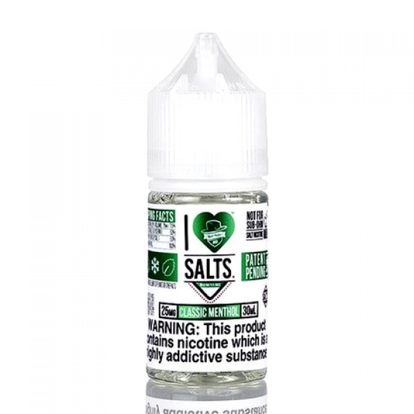 Classic Menthol - I Love Salts E-Juice