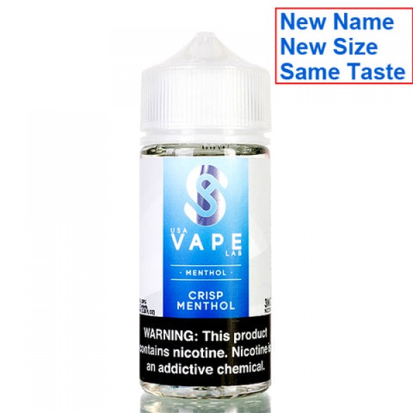 Crisp Menthol (Arctic Blizzard) - USA Vape Lab E-Juice (100 ml)