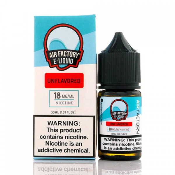 Unflavored Salt - Air Factory E-Juice [Nic Salt Version]