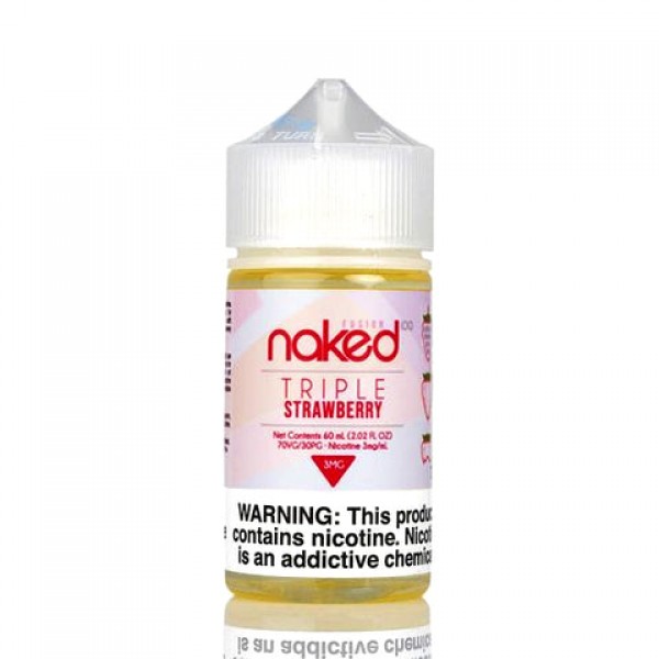 Triple Strawberry (Yummy Strawberry) - Naked 100 E-Juice (60 ml)