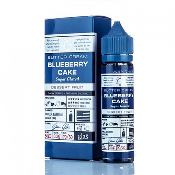 Blueberry Cake - Glas Basix E-Juice (60 ml)