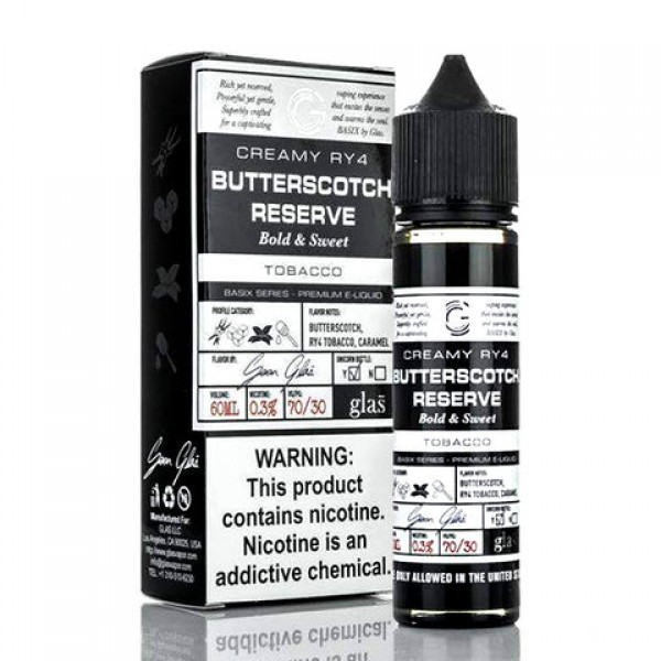 Butterscotch Reserve - Glas Basix E-Juice (60 ml)