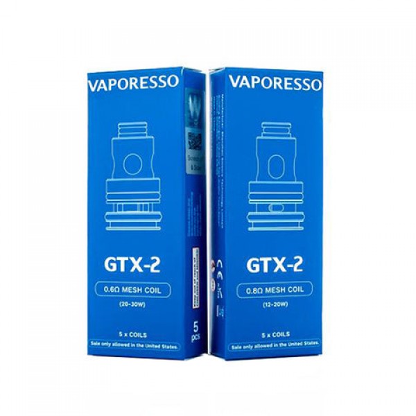 Vaporesso GTX Replacement Coils (5 Pack)