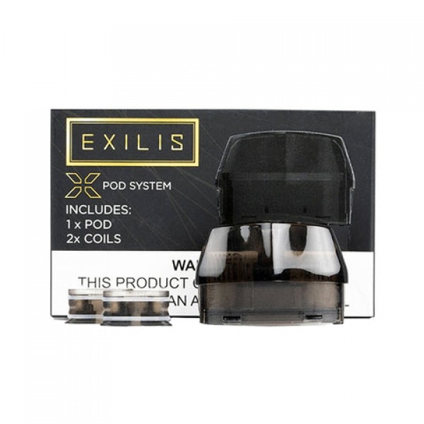 Snowwolf Exilis Replacement Pod Cartridge and Coils (1 Pod & 2 Coils)