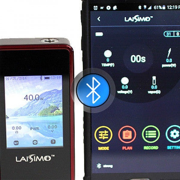 Laisimo L1 200W TC Bluetooth Box Mod