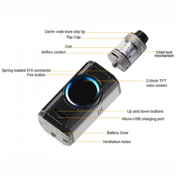 Aspire Dynamo 220W Starter Kit (w/ Nepho Tank)