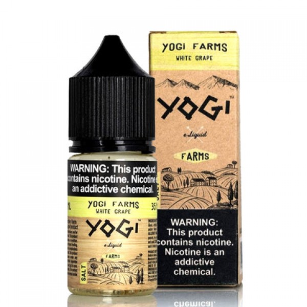 White Grape Salt - Yogi Farms E-Juice [Nic Salt Version]