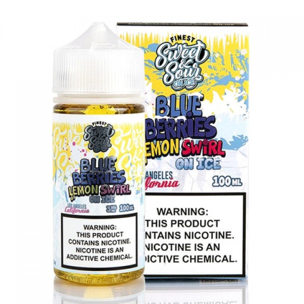 Blue Berries Lemon Swirl on Ice - The Finest E-Juice (60 ml)