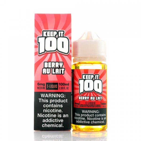 Berry Au Lait (Strawberry Milk) - Keep It 100 E-Juice