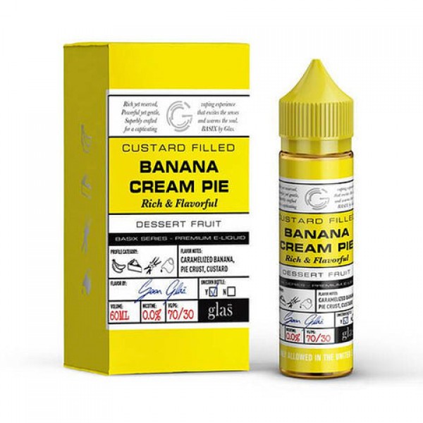 Banana Cream Pie - Glas Basix E-Juice (60 ml)