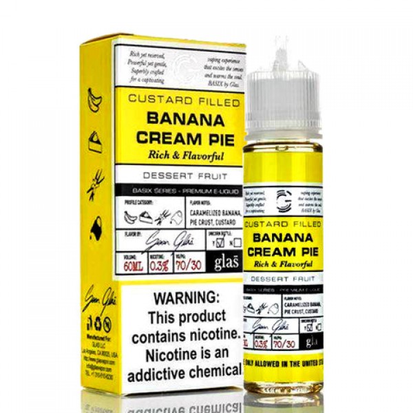 Banana Cream Pie - Glas Basix E-Juice (60 ml)