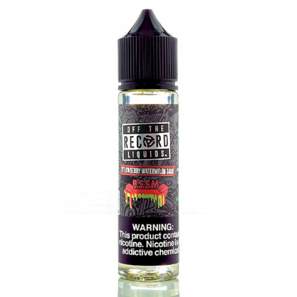 B.S.S.M - Off the Record E-Juice (60 ml)