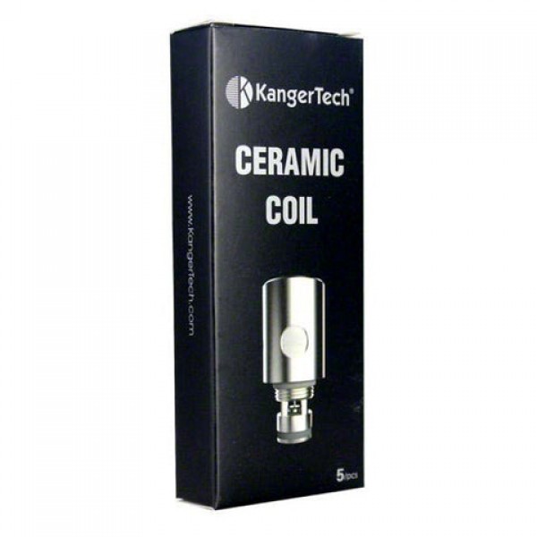 Kanger Ceramic Wick SSOCC Replacement Coils / Atomizer Heads (5 Pack)