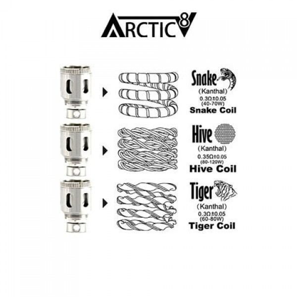 Horizon Tech Arctic V8 Replacement Coils / Atomizer Heads