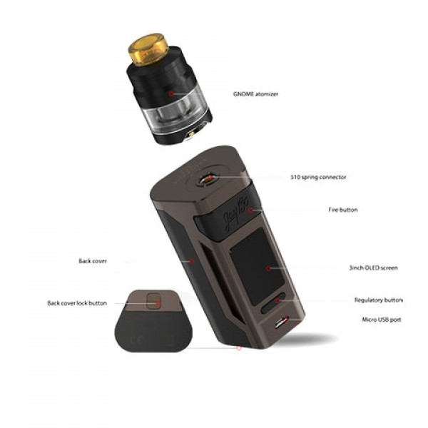 Wismec Reuleaux RX2 20700 TC Kit by Jay Bo Designs (w/ GNOME Tank)