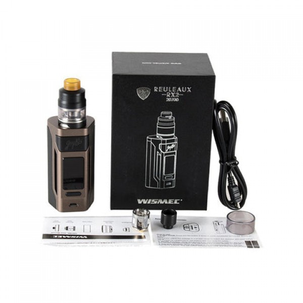 Wismec Reuleaux RX2 20700 TC Kit by Jay Bo Designs (w/ GNOME Tank)