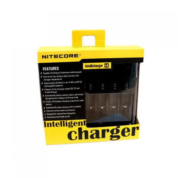 Nitecore Sysmax Intellicharge i4 4-Channel Smart Battery Charger