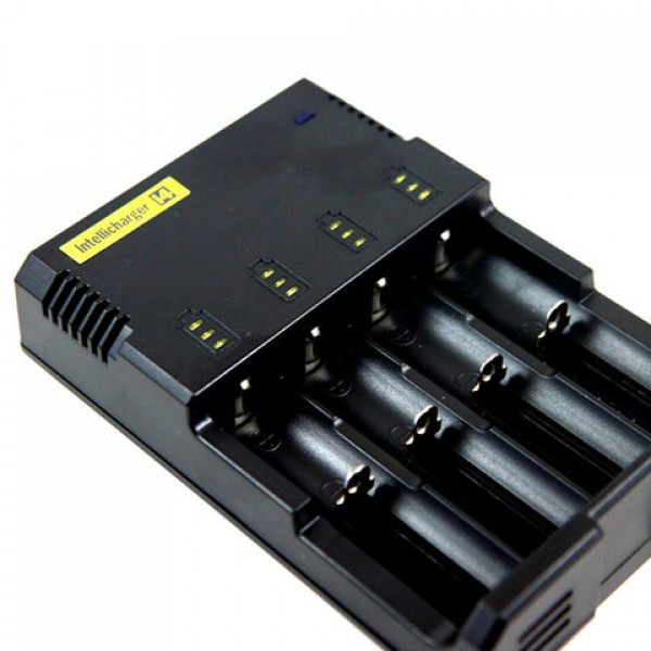 Nitecore Sysmax Intellicharge i4 4-Channel Smart Battery Charger