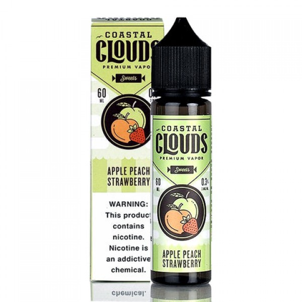 Apple Peach Strawberry - Coastal Clouds E-Juice (60 ml)