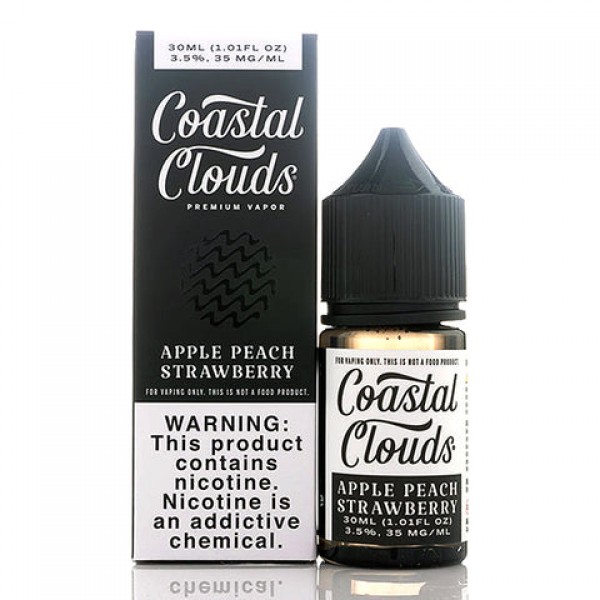 Apple Peach Strawberry Salt - Coastal Clouds E-Juice