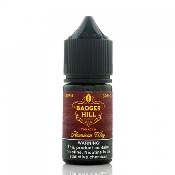 American Way Salt - Badger Hill Reserve E-Juice