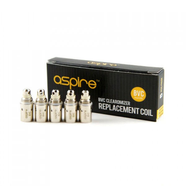 Aspire BVC Replacement Coils / Atomizer Heads (5 pack)