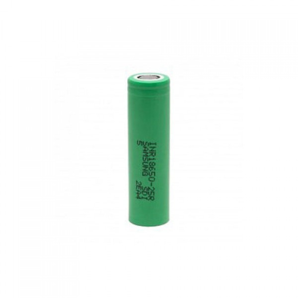 Samsung 25R 18650 INR 2500mAh 20A Flat Top Battery