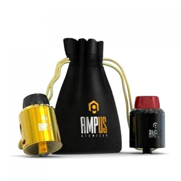 AMPUS Screwless RDA By Pulesi - Rebuildable Dripping Atomizer